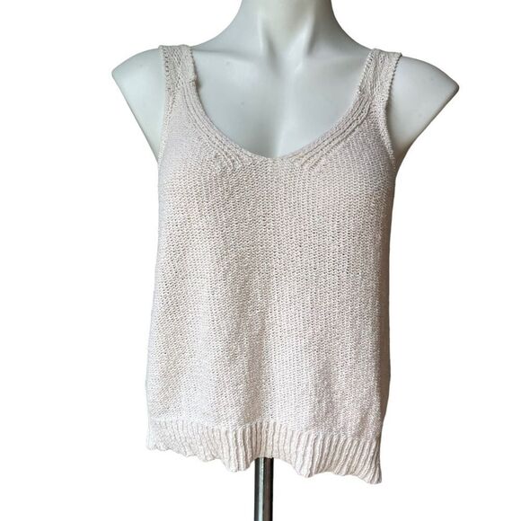 Madewell Crochet-Strap Sweater Tank, Sz M - Picture 3 of 13